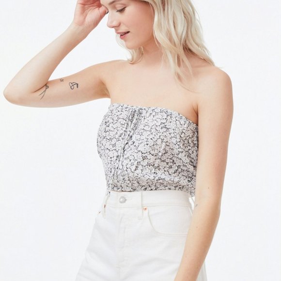 Volcom Bae Bae Doll Tube Top XS - Picture 2 of 8